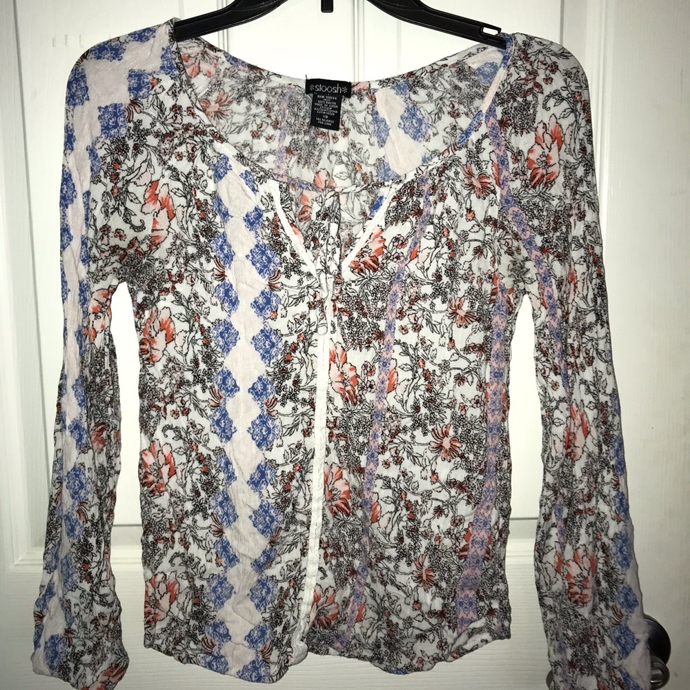 Multi-Patterned Blouse